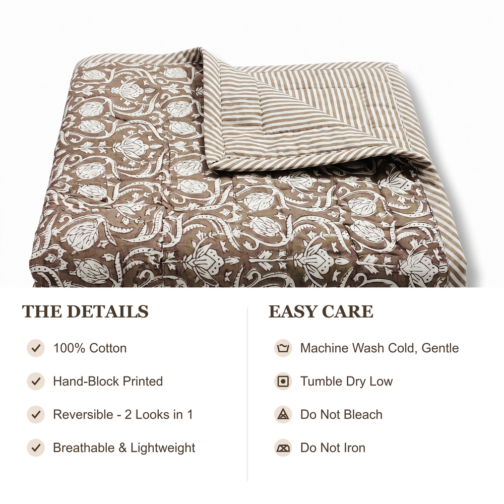 Quilt - Mocha Regal