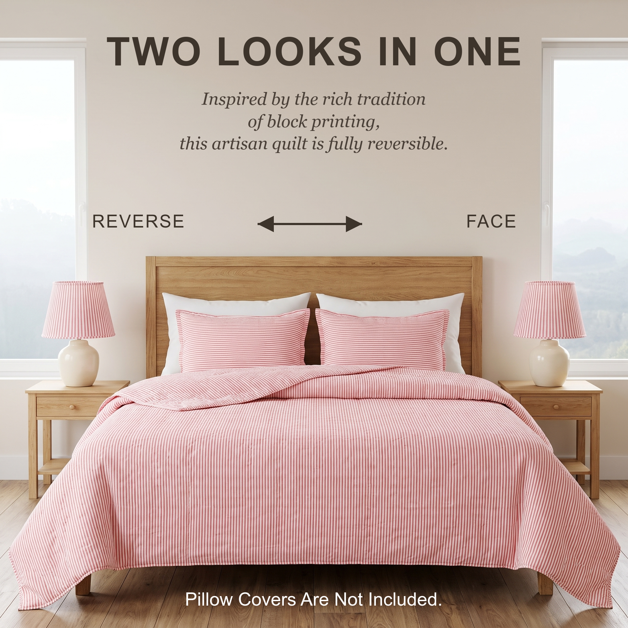 Quilt - Pink Stripe
