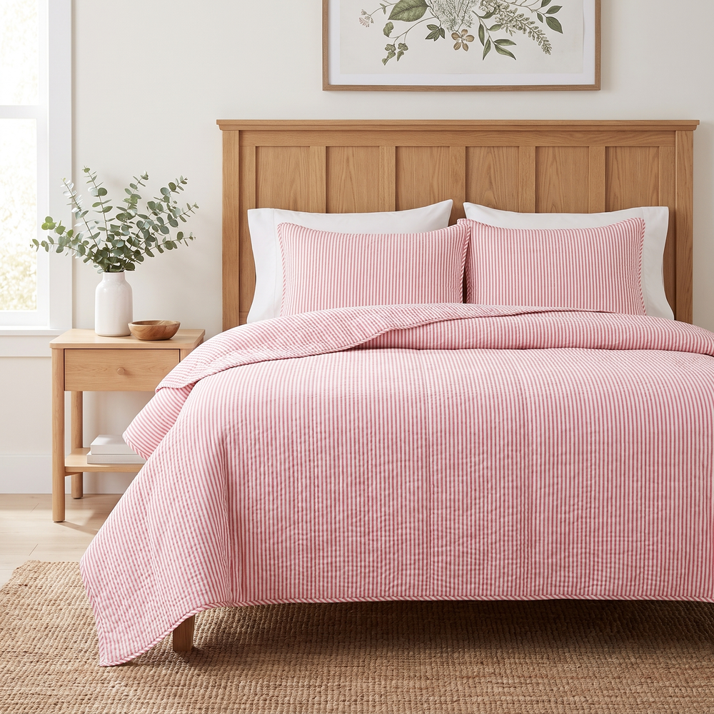 Quilt - Pink Stripe
