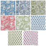 Multi Color Block Print Cotton Napkins