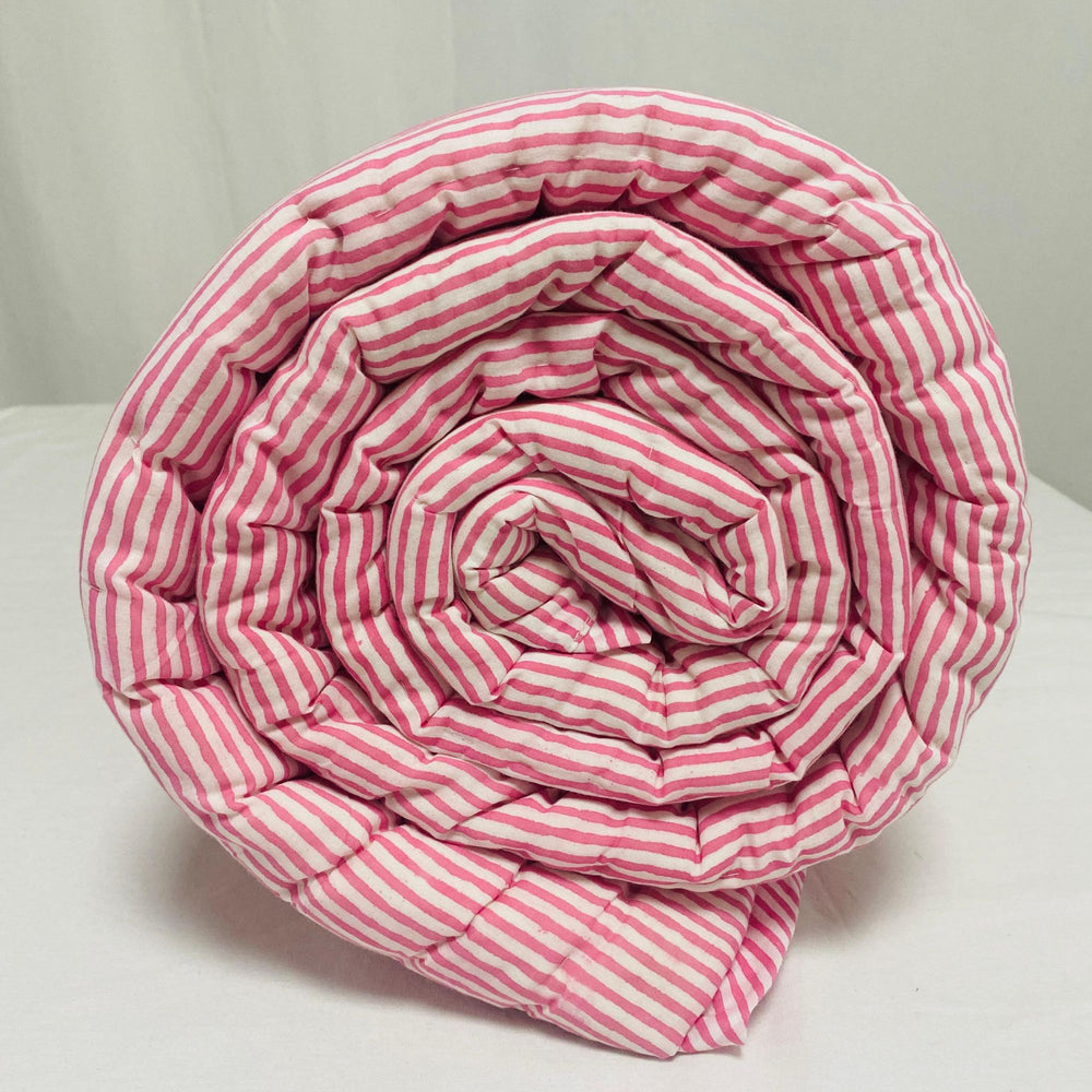 Quilt - Pink Stripe