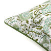 Agate Green Throw Pillow Cover