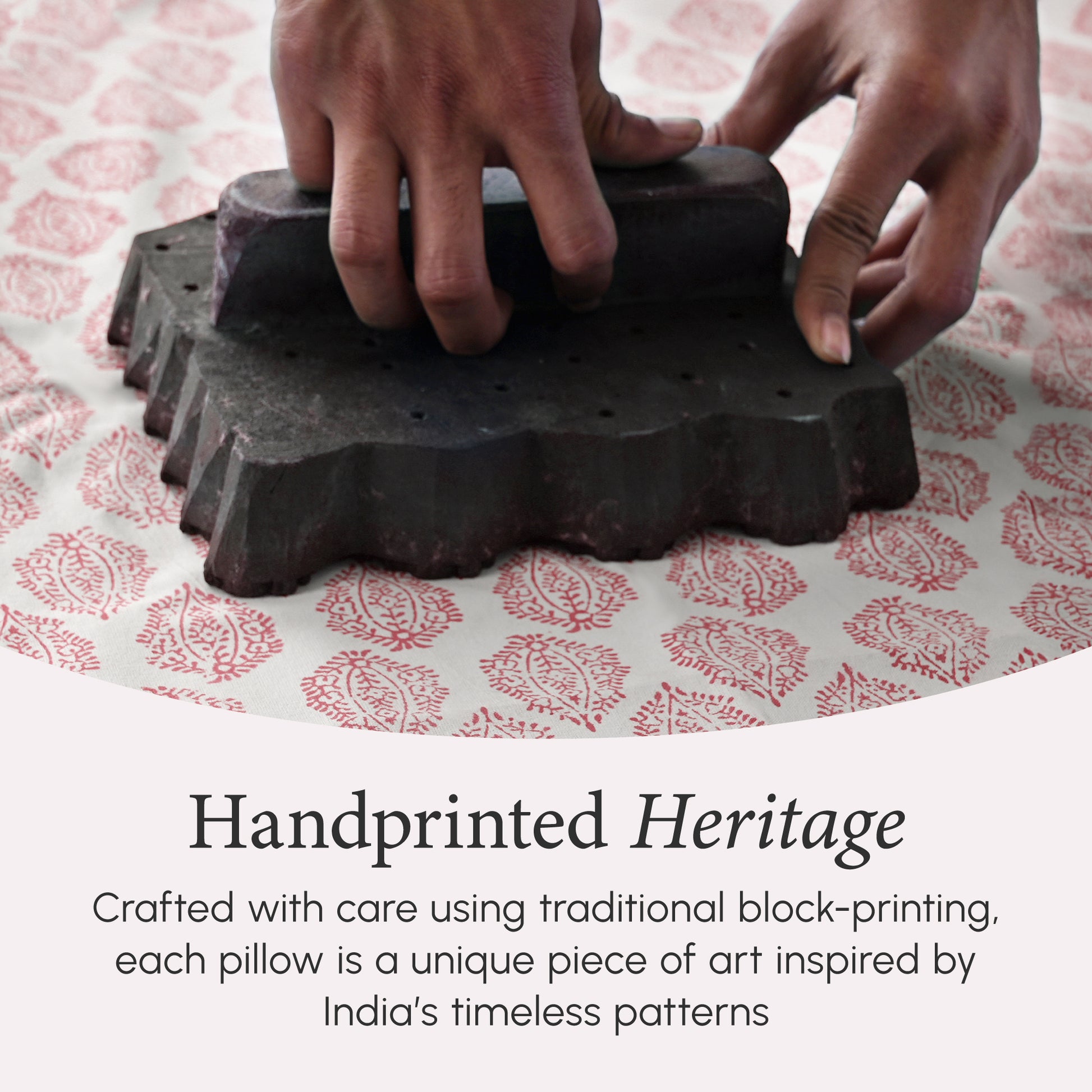 Piping Throw Pillow Covers - Pink Daisy (Set of 2)