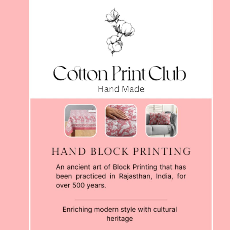 a pink and white flyer for a print club